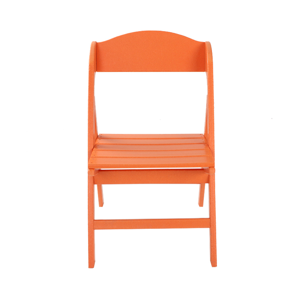 DSM003 HDPE Folding Dining Chair Morden Outdoor Furniture Design More Durable Weather Resistant