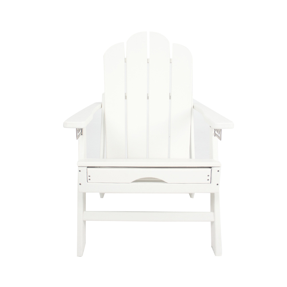 ADM006 Beach Leisure HDPE Adirondack Chair-Pull-out Seat Outdoor Recliner