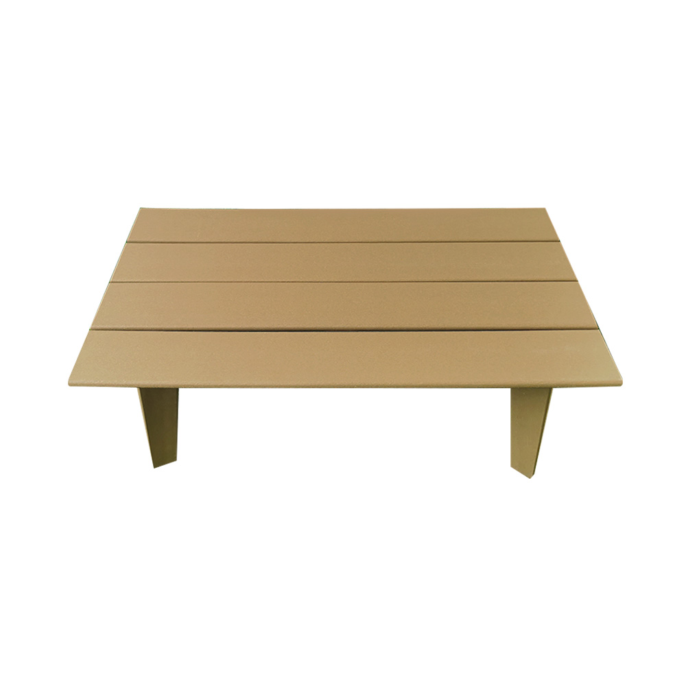 TTM012 Brown Long Weatherproof HDPE Side Table