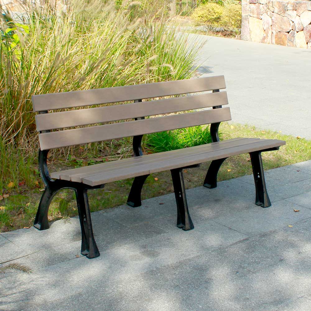 GCM010 Smooth and Uncracked Outdoor HDPE Garden Bench Chair