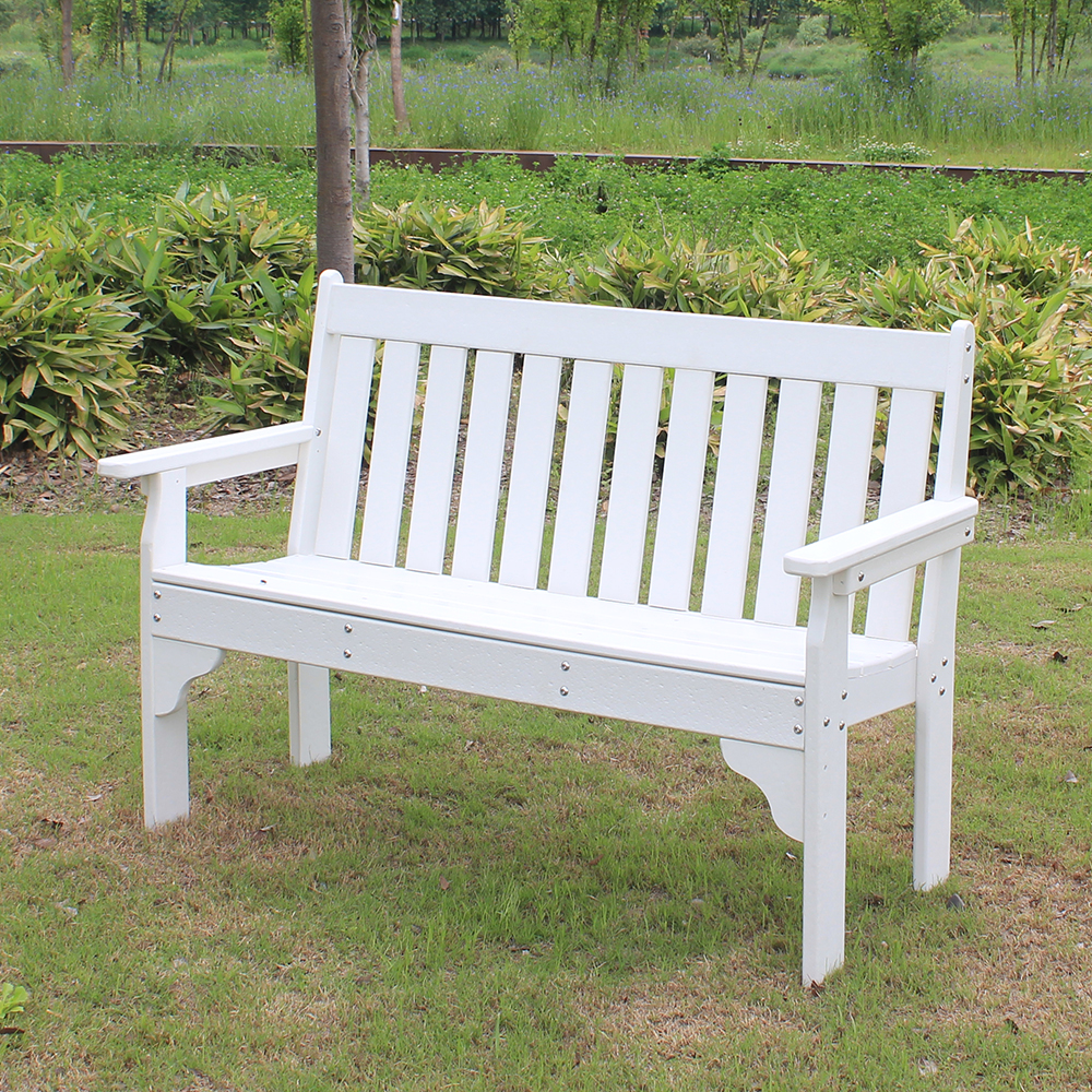 GCM001 Weather Resistant Weatherproof HDPE Garden Bench Chair