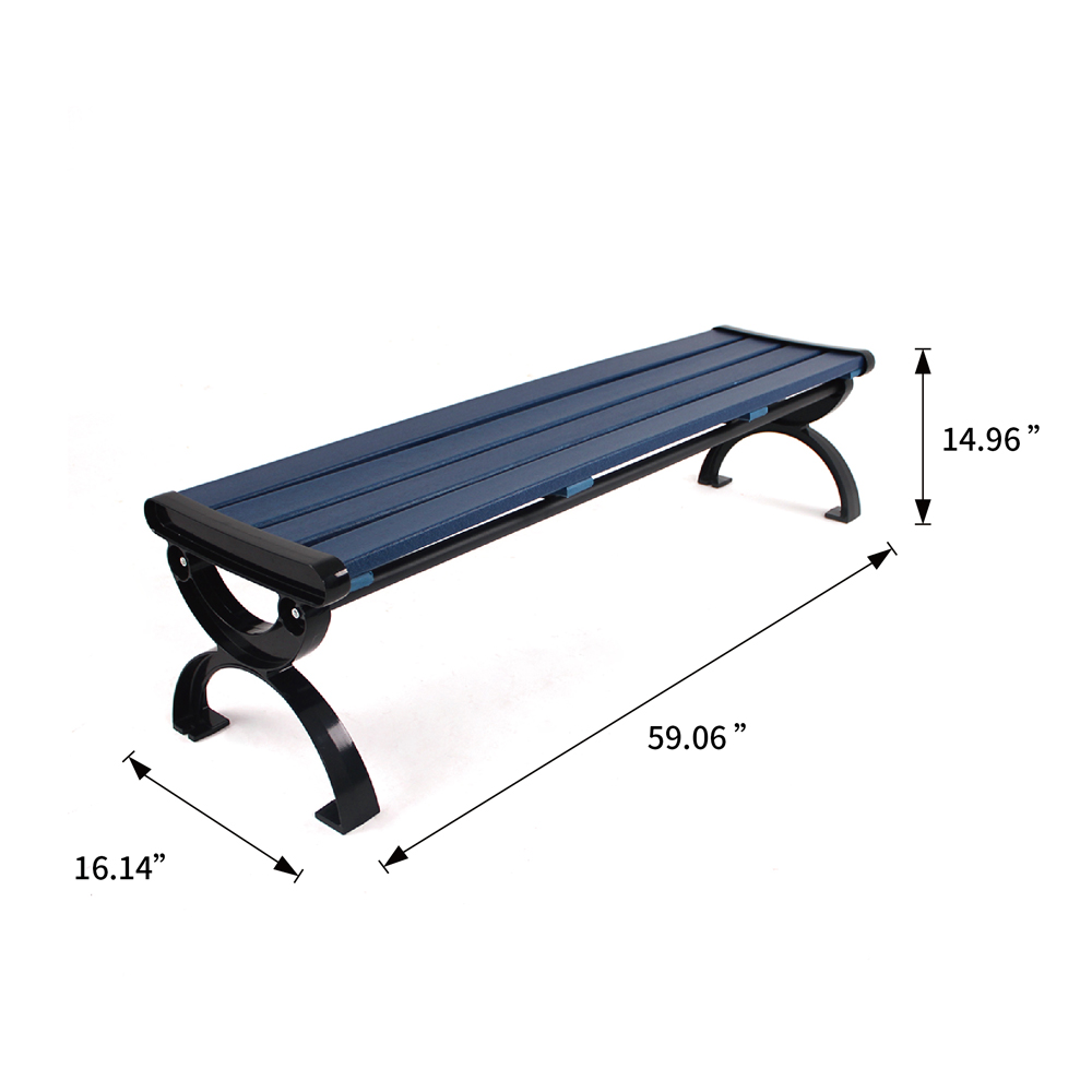 GCM006 Low Maintenance HDPE Material Garden Bench Chair