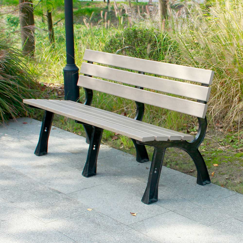 GCM010 Smooth and Uncracked Outdoor HDPE Garden Bench Chair