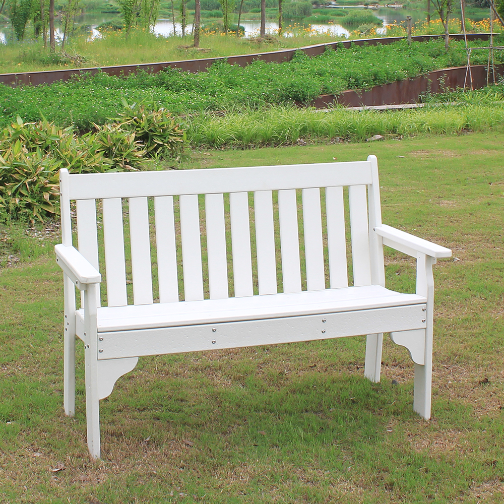 GCM001 Weather Resistant Weatherproof HDPE Garden Bench Chair