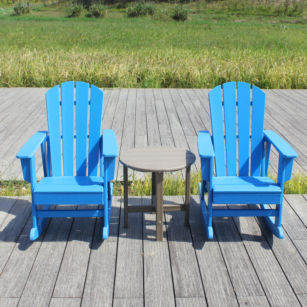 Blue Set Combination Outdoor Kids Adirondack Chair