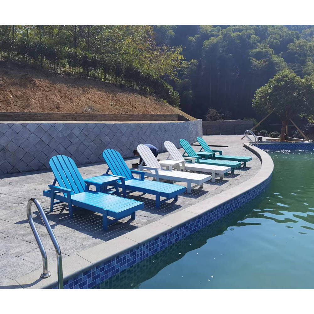 Sets CLS301 Patio Garden Deck Swimming pool Lawn HDPE Chaise Lounge Chair