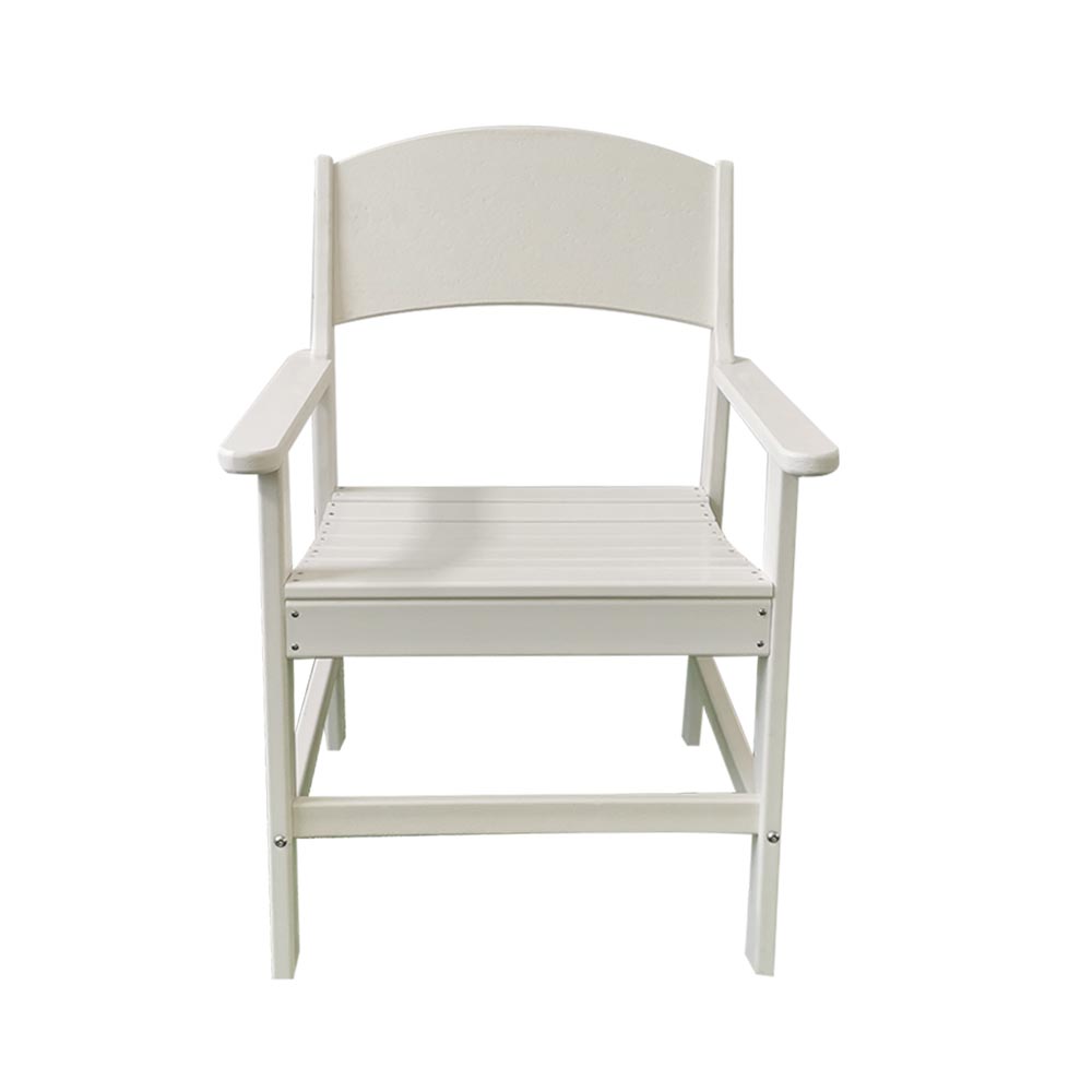 DSM006 Formaldehyde-free Outdoor HDPE Dining Chair With Wide Backrest