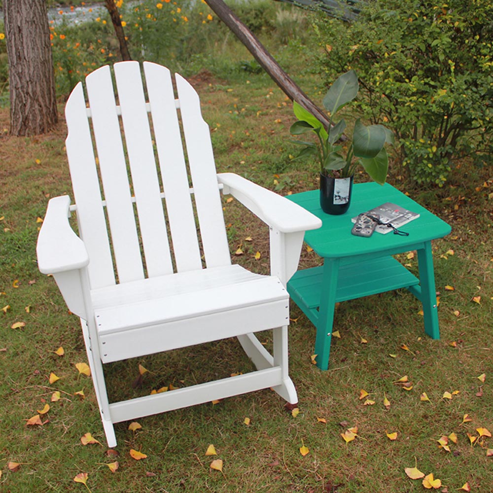 ADS208 Adirondack Rocking Chair Weather Resistant Waterproof Courtyard leisure time