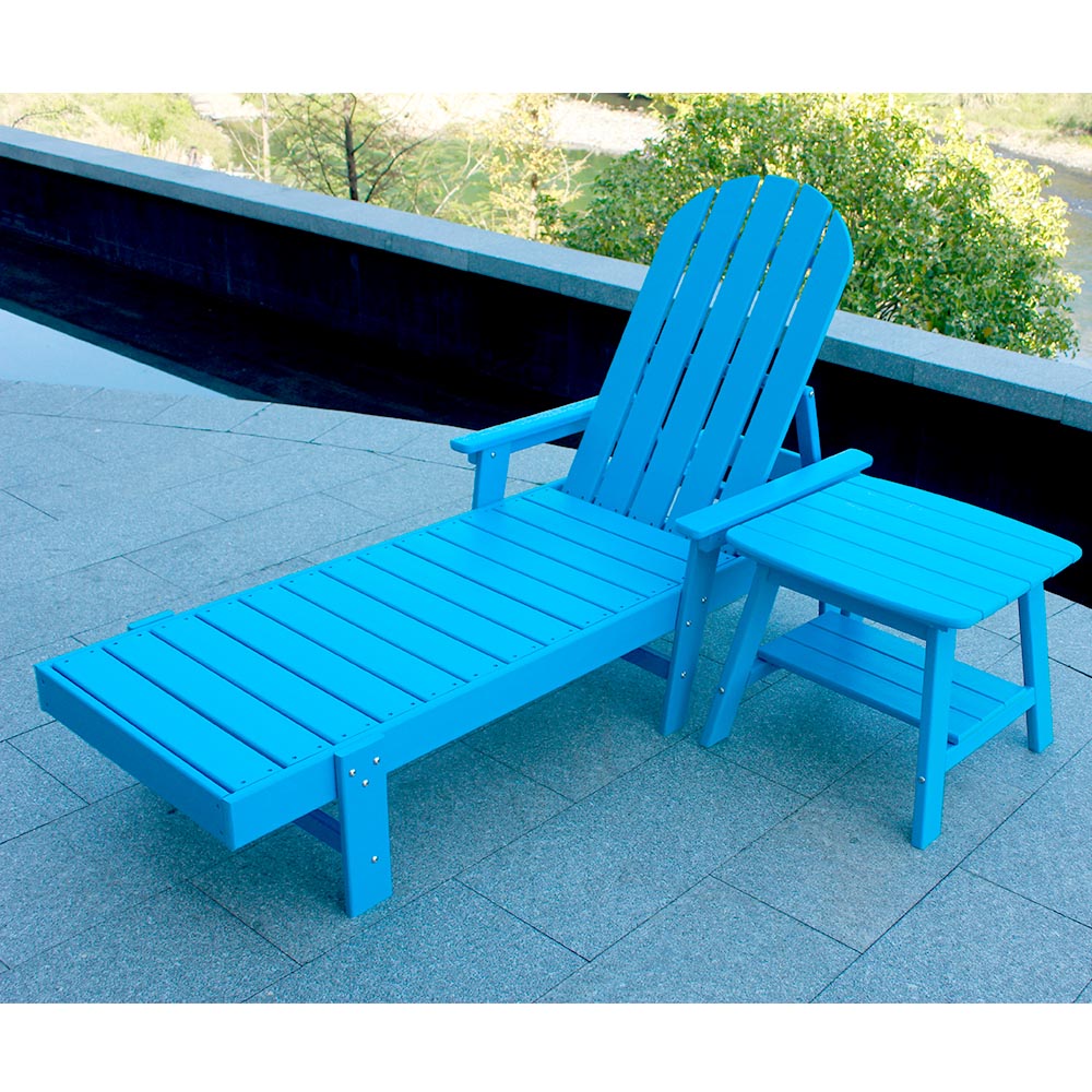 Waterproof properties of the Outdoor Waterproof Sunscreen and Moisture-proof HDPE Chaise Lounge Chair